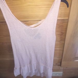Blush tank top